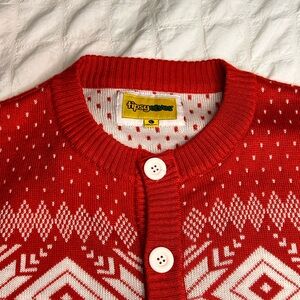 Tipsy Elves Red and White Ugly Christmas Sweater
